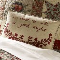throw pillow with tapestries and embroideries