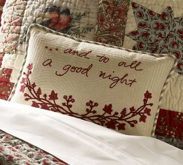 throw pillow with tapestries and embroideries