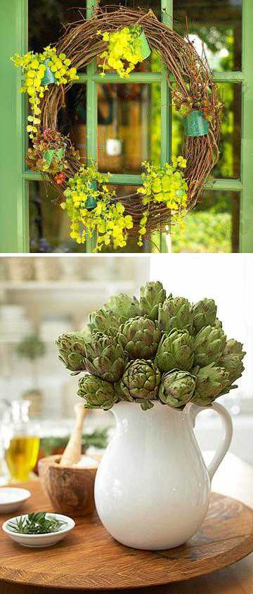  green colors for the spring home decoration 
