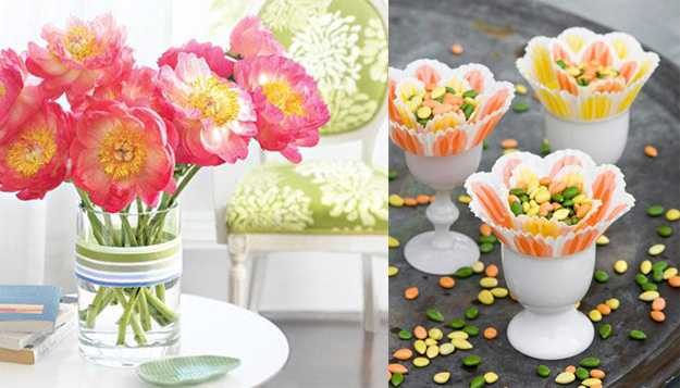 table decorations and flower arrangements