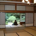 asian interior decorating with sliding screens