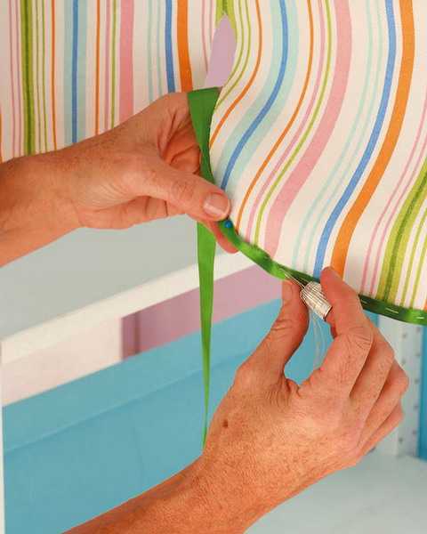 striped fabrics in bright colors for kids