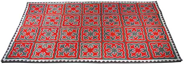 red carpet made from wool felt