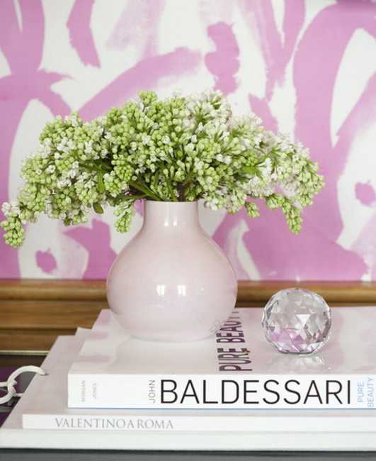 white ceramic vase