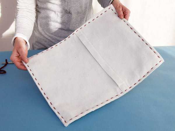make pillowcase made of felt cloth