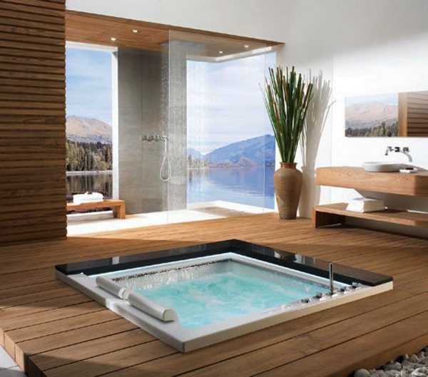 modern bathroom design in minimalist style