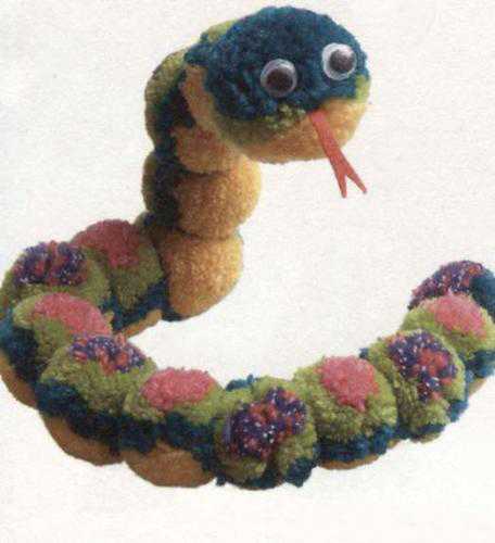  pompoms snake 