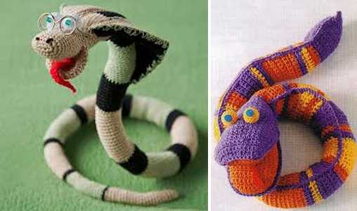  handmade snake, crafts for home textiles 