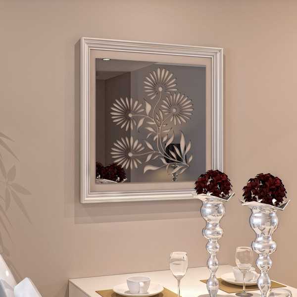 Wall Mirror interior design mirrored disks (2)