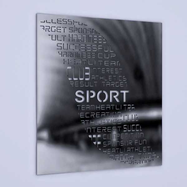 Wall Mirror interior design mirrored disks (5)