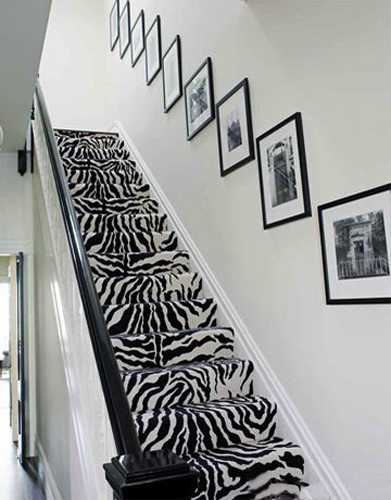 black and white atair case painting idea, Zebra Print