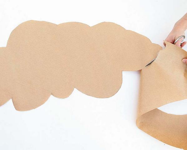 Manufacture of paper cloud