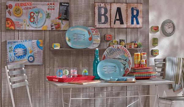 colorful dishes for summer party decor