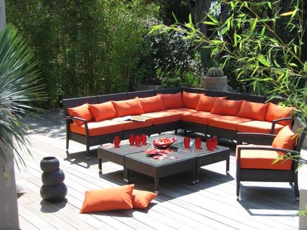 corner furniture for outdoor spaces