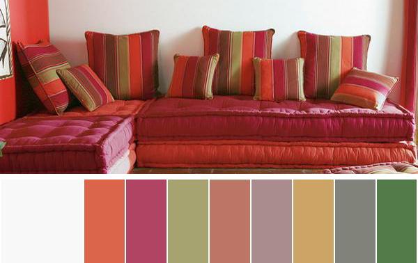 interior paint colors and furnishings for the summer Decoration