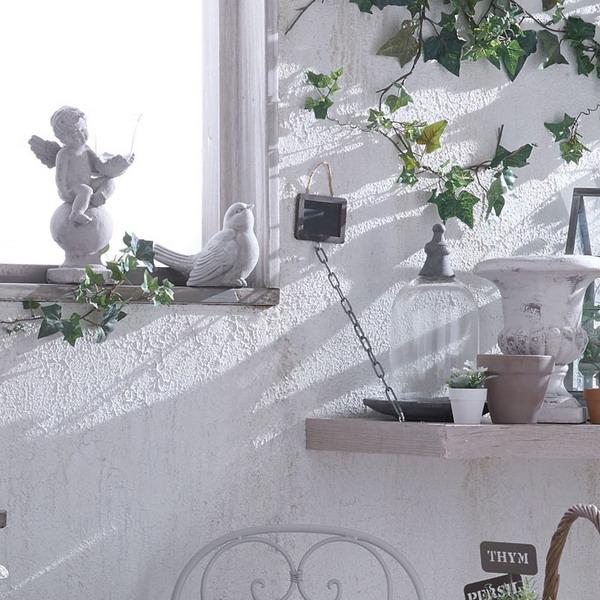 white-painting ideas and green houseplants