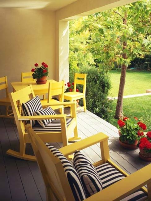front porch decorating ideas, outdoor furniture and fabrics