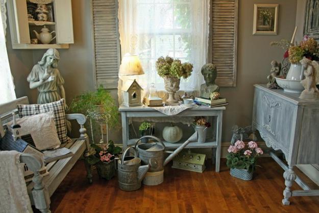  Shabby Chic notions of beautiful inspired flowers and decorations in vintage style 