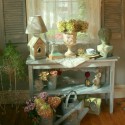 Shabby Chic Ideas inspired by beautiful flowers and decorations in vintage style