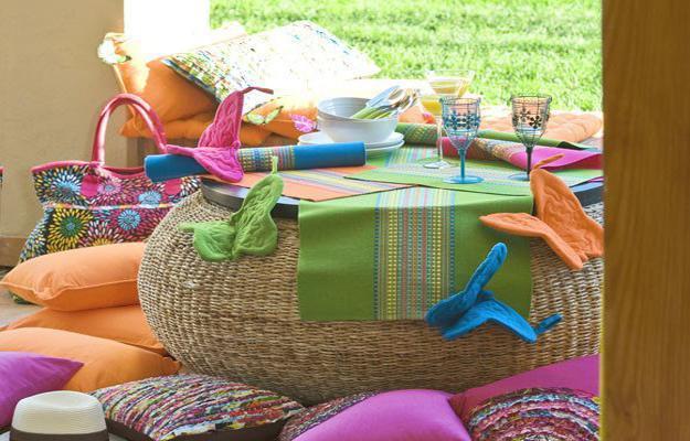  bright home accessories and color combinations for summer decoration 