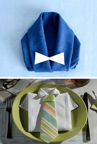 Shirt Napkin Folding Ideas