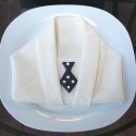 shirt napkin folding idea