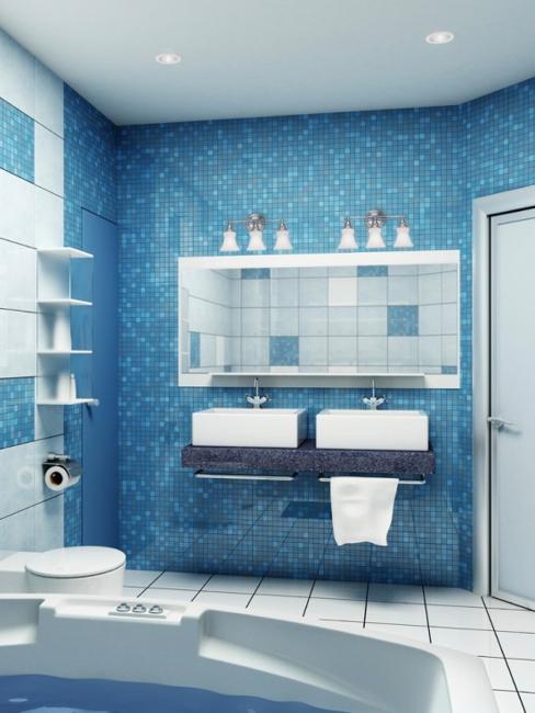 30 Modern Bathroom Decor Ideas, Blue Bathroom Colors and 