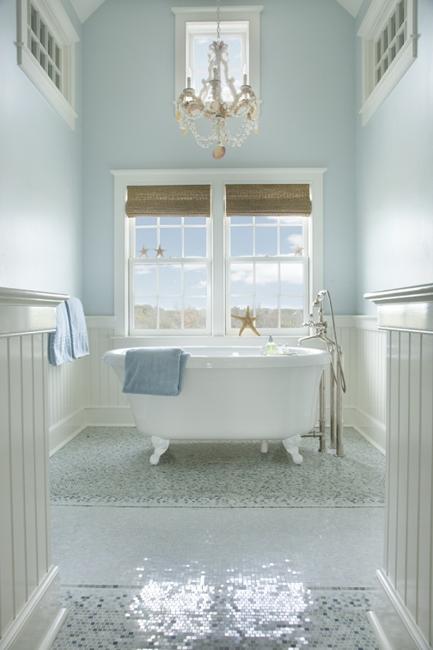 30 Modern Bathroom Decor Ideas, Blue Bathroom Colors and Nautical Decor