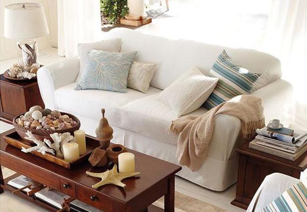 white blue color combination and nautical decor theme