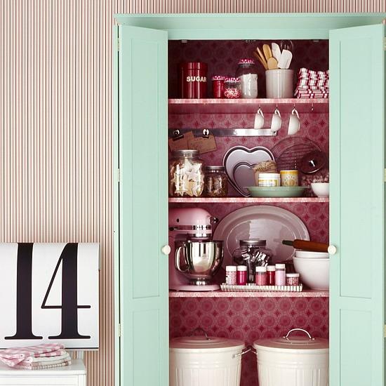 shelving and storage furniture decoration with modern wallpaper