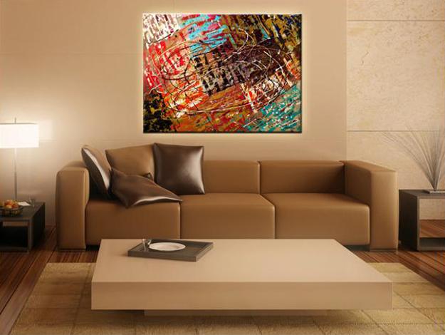 home decorating with paintings in various styles