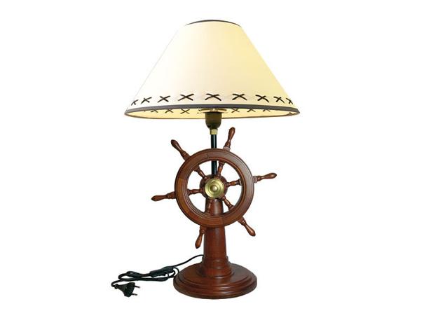 interior decoration with nautical decor accessories Ship wheel