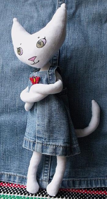recycle crafts of old jeans made 