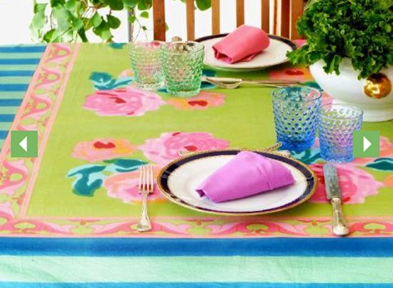 modern home decor ideas, materials, colors and room decoration pattern of textile designer Lisa Corti