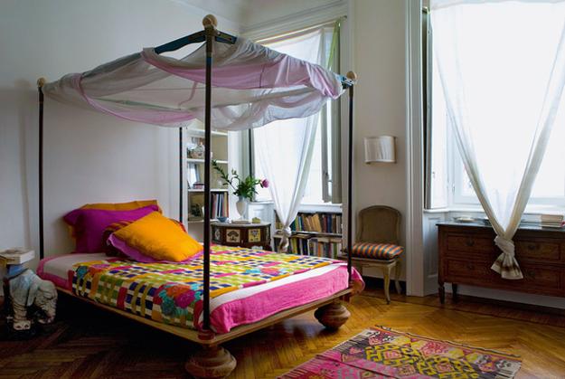  modern home decor ideas, materials, colors and room decoration pattern of textile designer Lisa Corti 