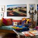 modern home decor ideas, materials, room colors and decors from textile designer Lisa Corti