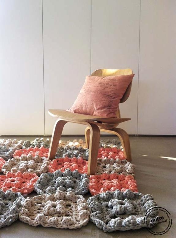 handmade home accessories, crocheted carpets