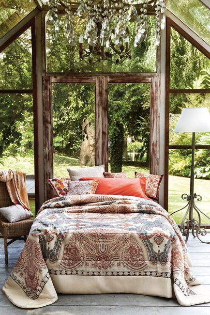 modern interior design with fabrics and textiles house