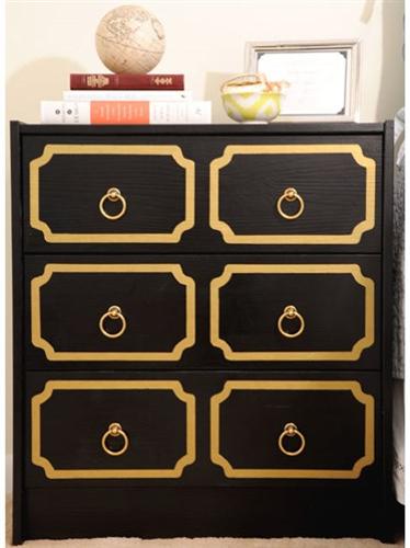 hand-painted furniture and modern decor ideas