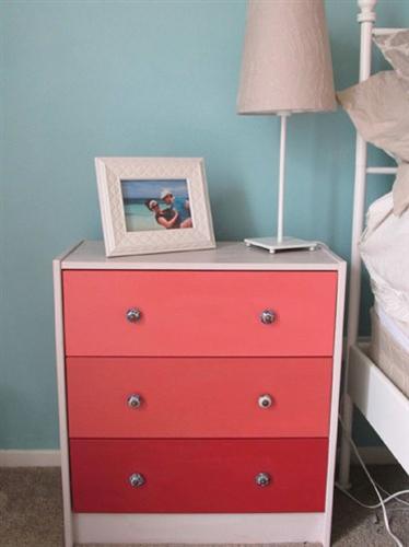 hand-painted furniture and modern decor ideas