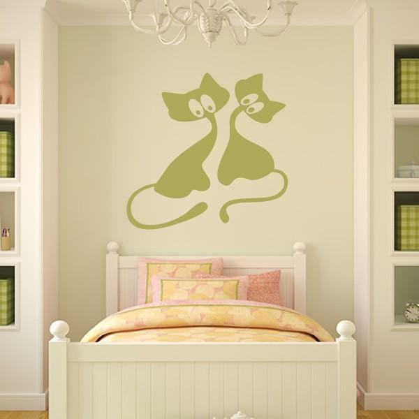 Cat Wall Sticker and painting ideas for decorating empty walls