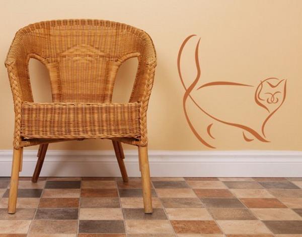 Cat Wall Sticker and painting ideas for decorating empty walls