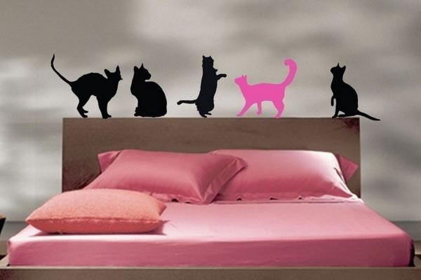 Cat Wall Sticker and painting ideas for decorating empty walls