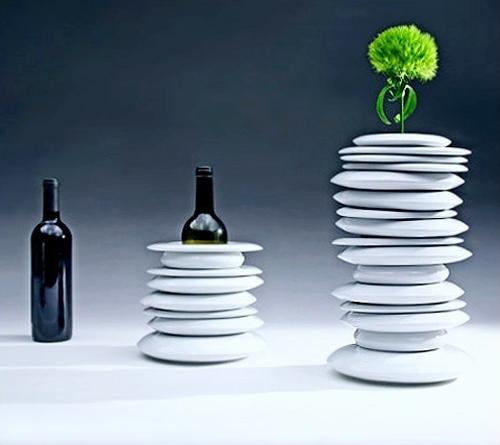 handmade vases and creative ideas for interior decoration with vases