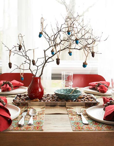  easily making autumn decoration, table decorations and waste Craft 