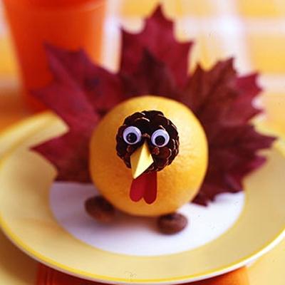 easily making autumn decoration, table decorations and waste Craft
