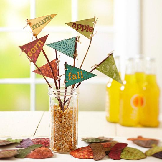 Easy Fall Centerpiece Crafts : Simple fall decorating ideas and fun crafts for