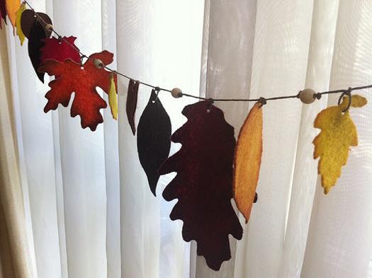 cheap decorations, felt handmade garlands