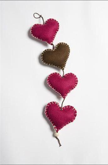 cheap decorations, handmade felt Garlands 