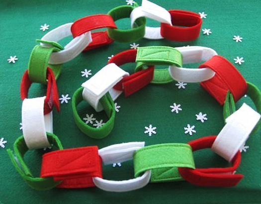 Even very simple shapes in different colors look fantastic. gloves, snowmen, boots, Christmas trees, stockings to bring candy canes, gingerbread men, butterflies, birds, leaves of trees, Christmas decorations, small houses, bird cages, eggs and hearts decorations color, texture and rustic atmosphere in your holiday home device. 